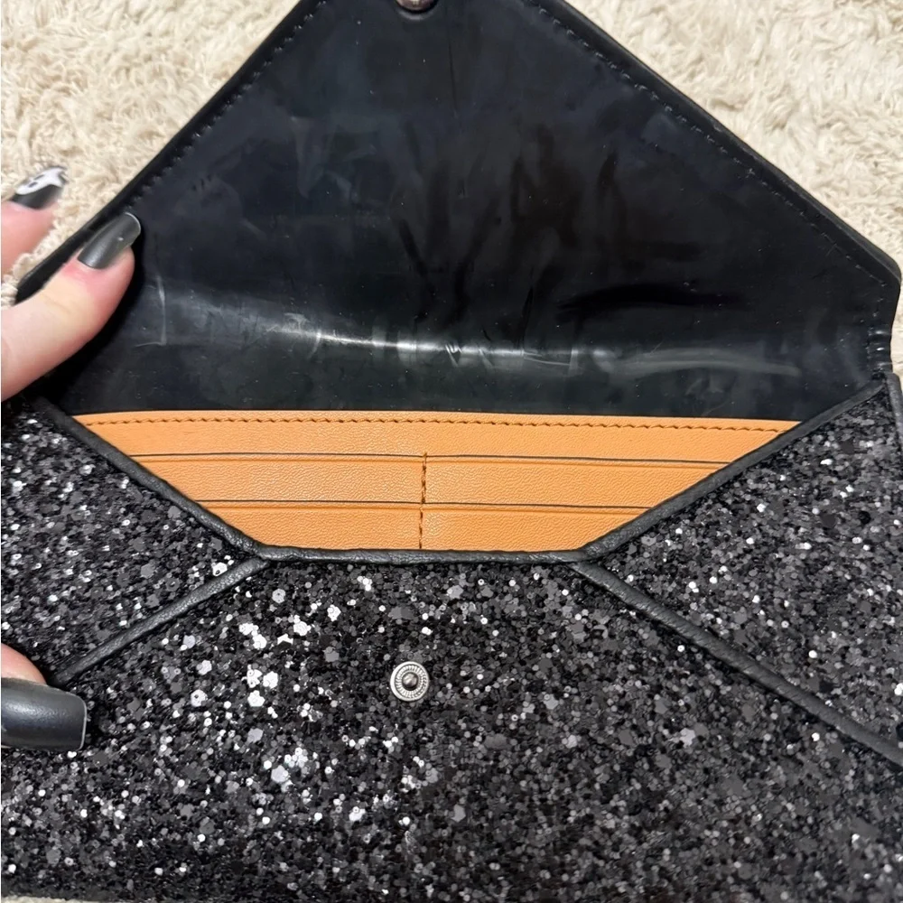 Tory Burch Sparkling Black Clutch
